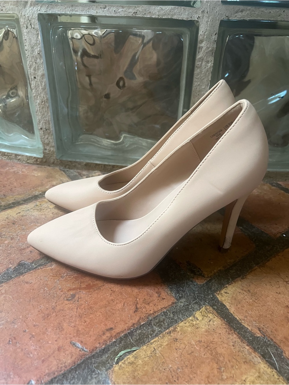 Classic Pointed-Toe High Heels in Nude
